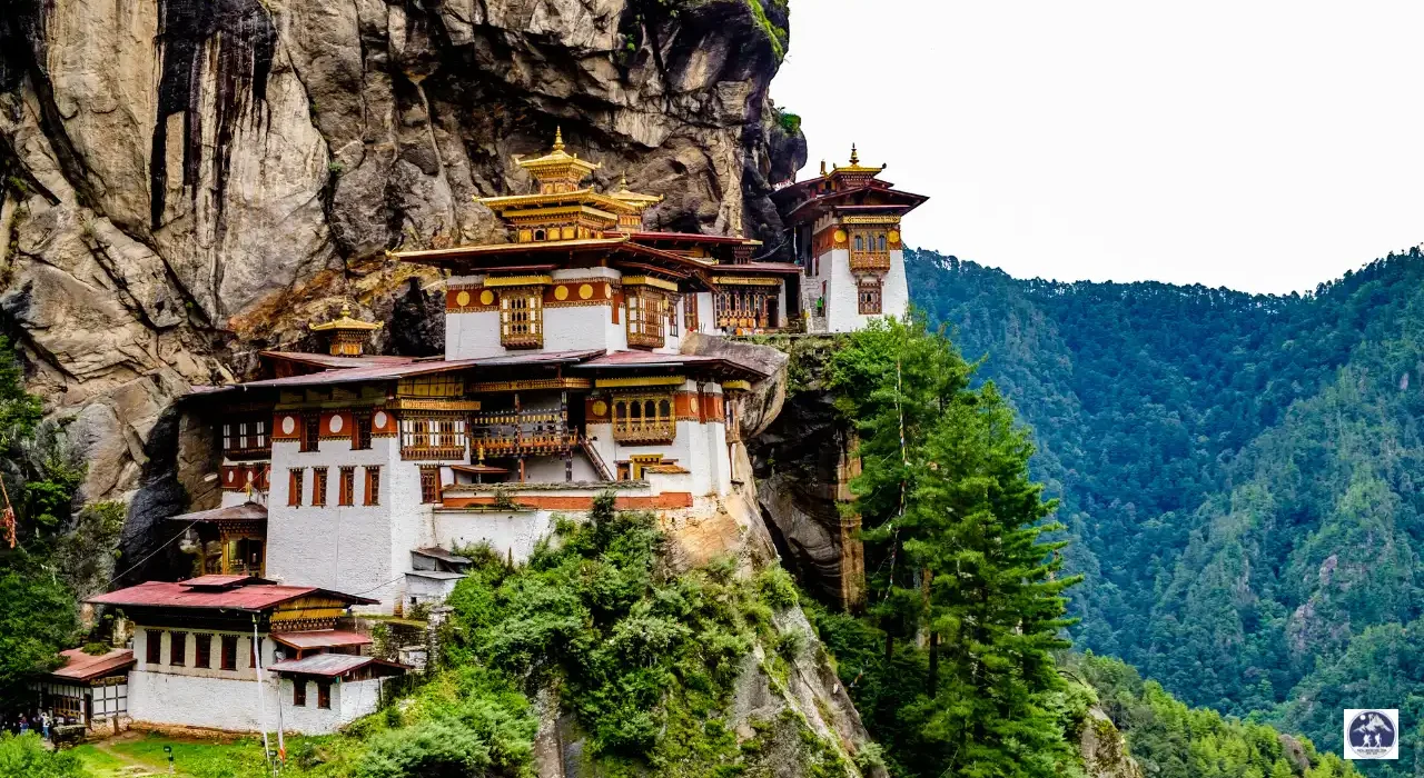 Paro Taktsang on a cliff