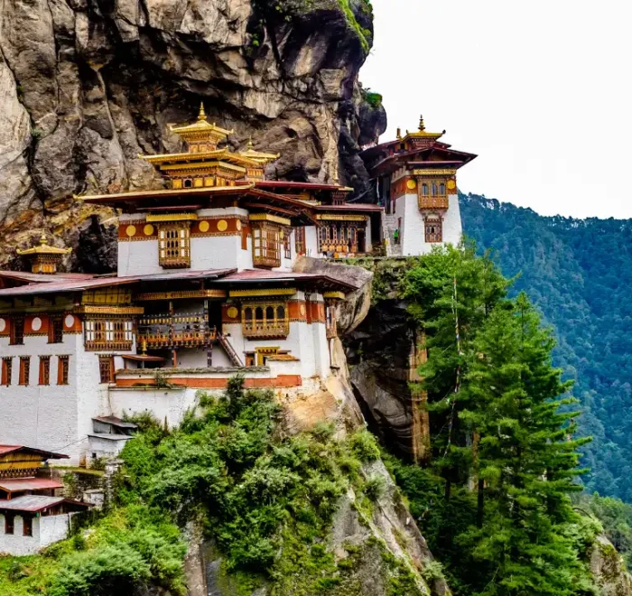 Paro Taktsang on a cliff