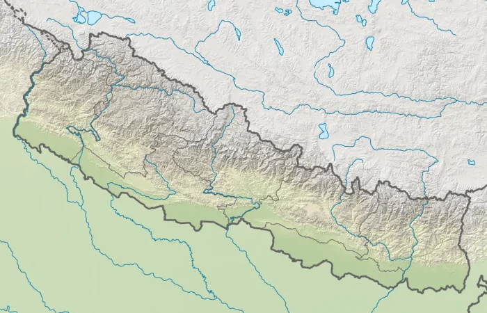 a map of a mountain range
