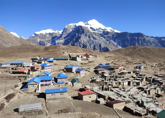 Nar phu valley beautiful view