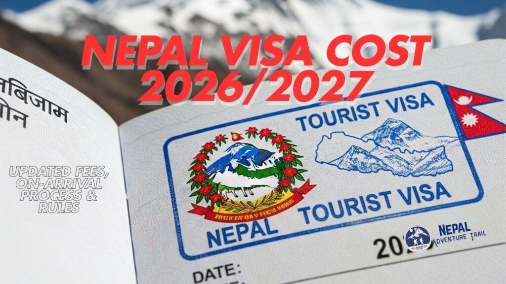 Nepal visa on arrival application steps Tribhuvan International Airport