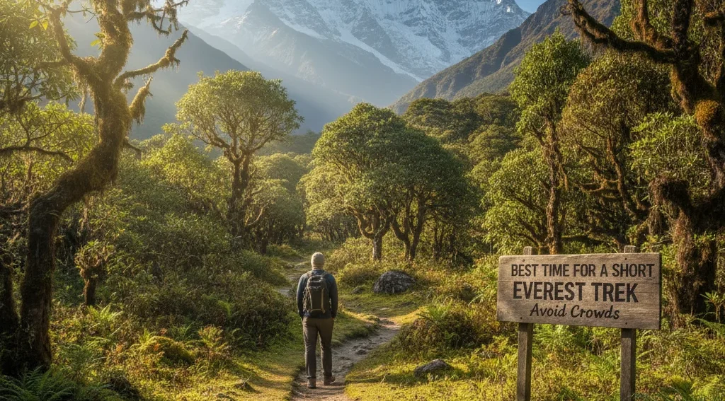 best time to go everest base camp Best Time for a Short Everest Trek: Avoid Crowds & Enjoy Views