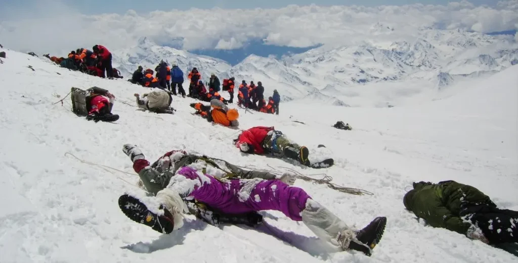 Rainbow Valley Everest – area near Mount Everest summit where colorful jackets of fallen climbers’ bodies remain on the slopes.