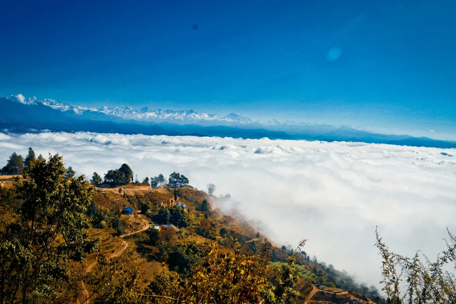view from nagarkot