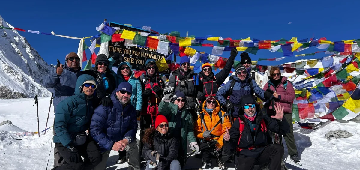 Manaslu Circuit Trek 2026 – Larkya La Pass view