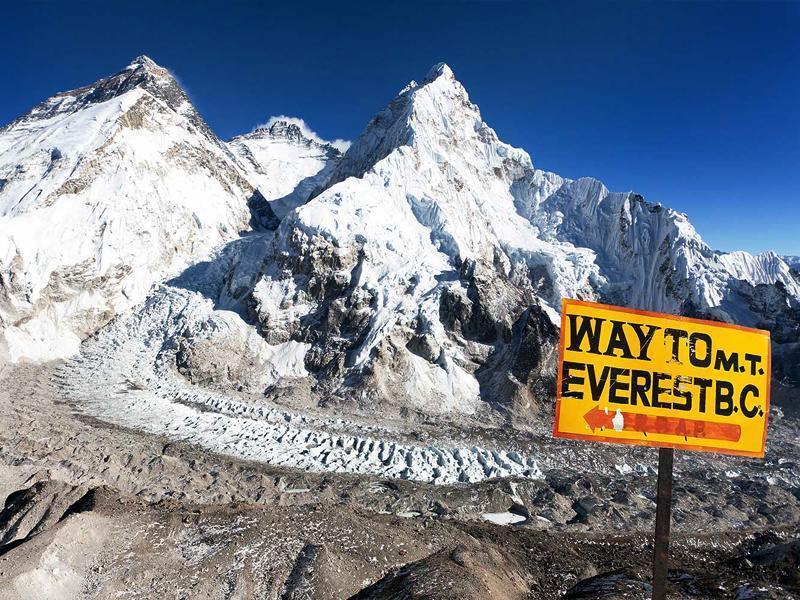 Route to Everest Base Camp trekking trail in Nepal, one of the best adventure trekking trails in Nepal
