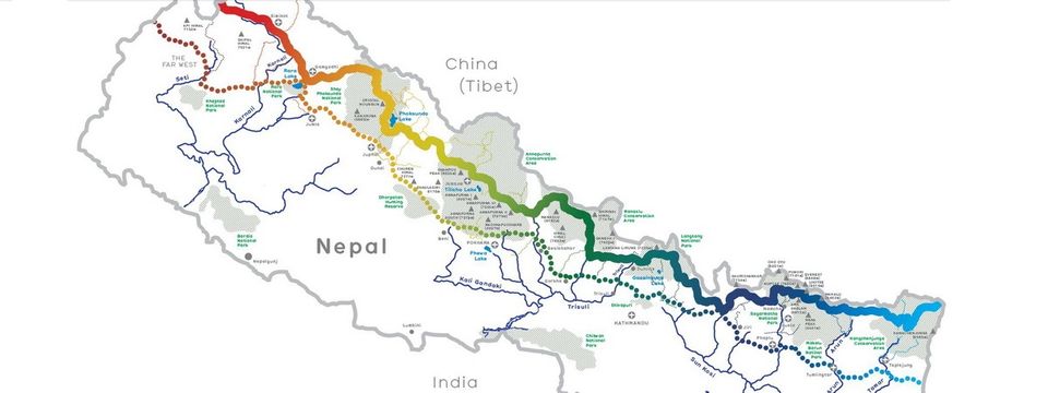 Great Himalaya Trail in Nepal, showcasing a remote section of the Great Himalaya Trail trekking guide Nepal route
