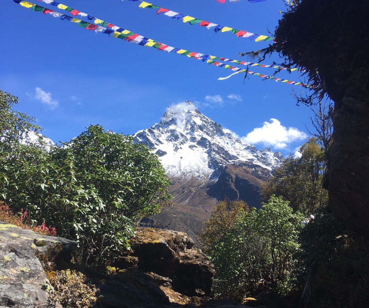 Kanchenjunga trek photo 19: Mountain view of Kanchenjunga, in the eastern Himalayas
