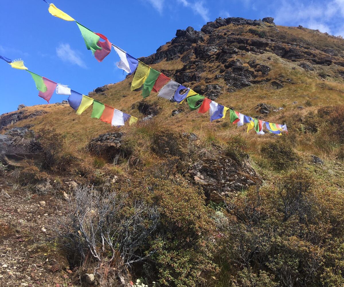 Kanchenjunga trek photo 20: Mountain view of Kanchenjunga, meaning 'five treasures of snow'