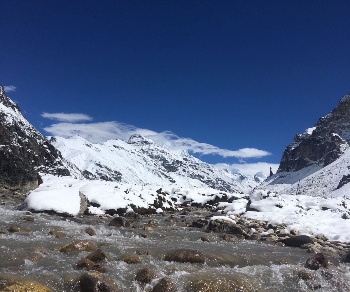 Kanchenjunga trek photo 21: Mountain view of Kanchenjunga, in the Kanchenjunga Conservation Area