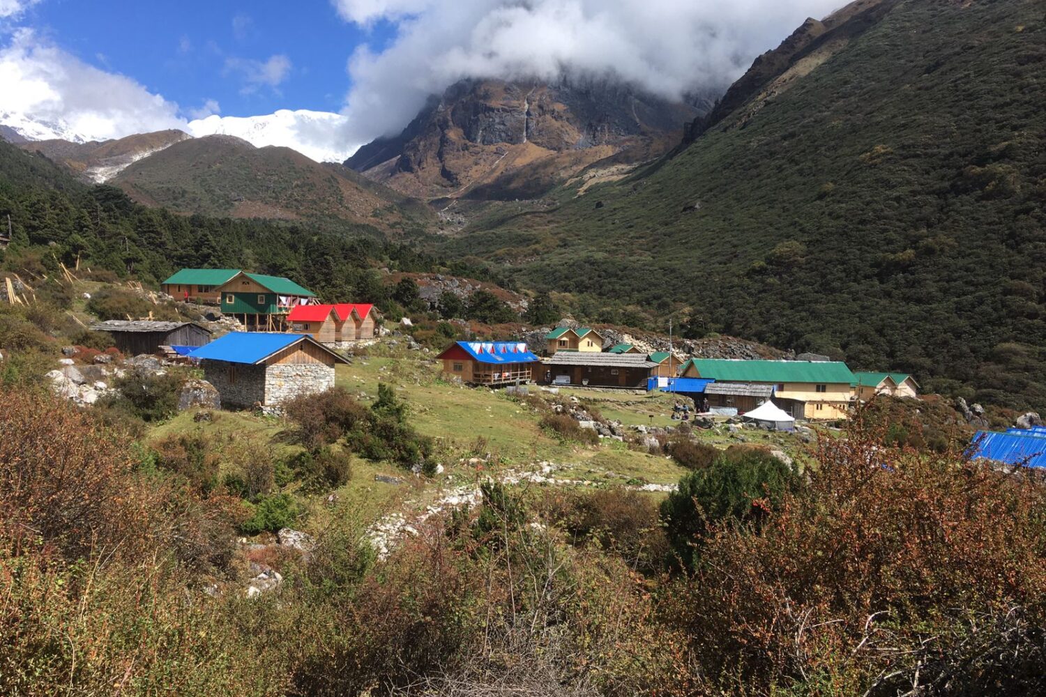 Kanchenjunga trek photo 27: Landscape photo of Kanchenjunga, in the eastern Himalayas