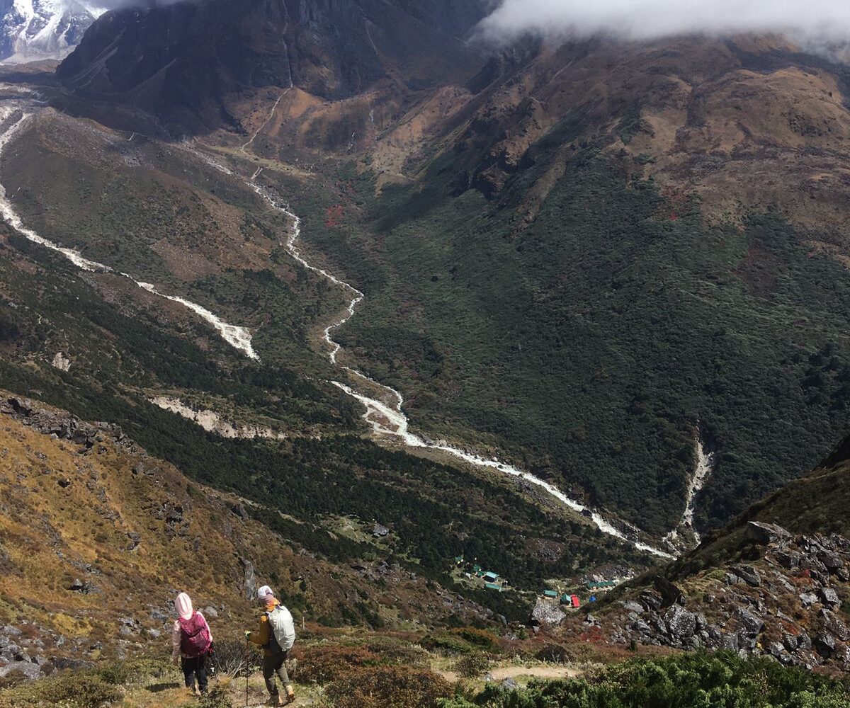 Kanchenjunga trek photo 37: View of Kanchenjunga, in the Kanchenjunga Conservation Area