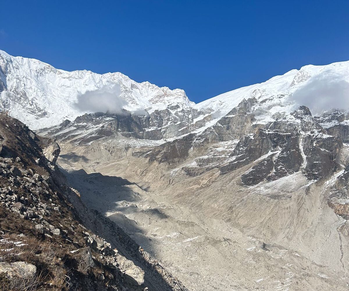 Kanchenjunga trek photo 42: Photo of Kanchenjunga, on the Nepal-India border