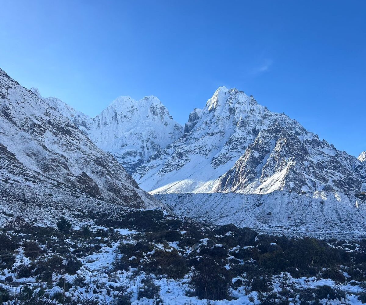 Kanchenjunga trek photo 48: Photo of Kanchenjunga, the third highest peak on Earth