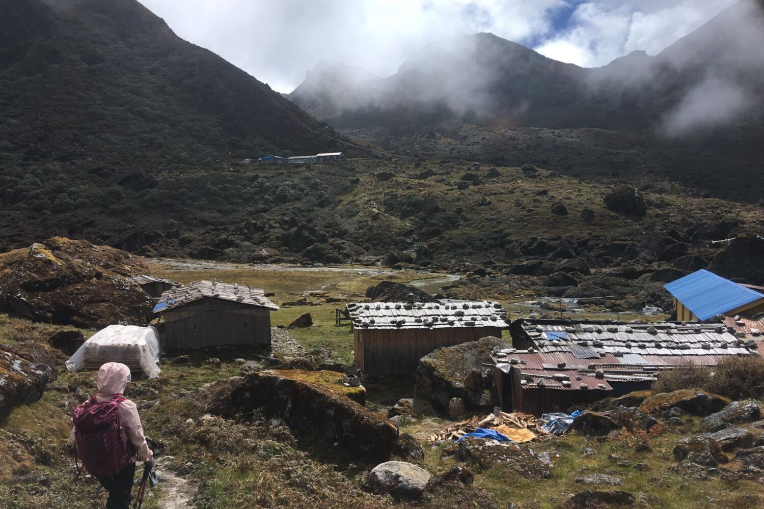 Kanchenjunga trek photo 68: View of Kanchenjunga, meaning 'five treasures of snow'