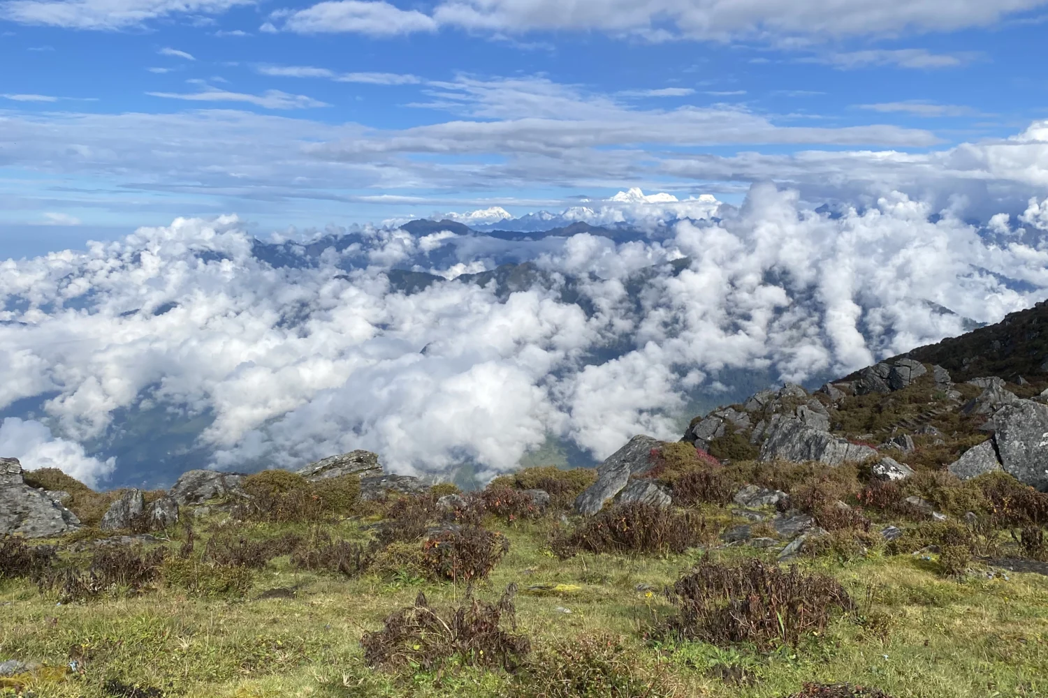 Morning view from Rauchuli at 3,785 meters photo.