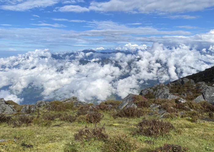 Morning view from Rauchuli at 3,785 meters photo.