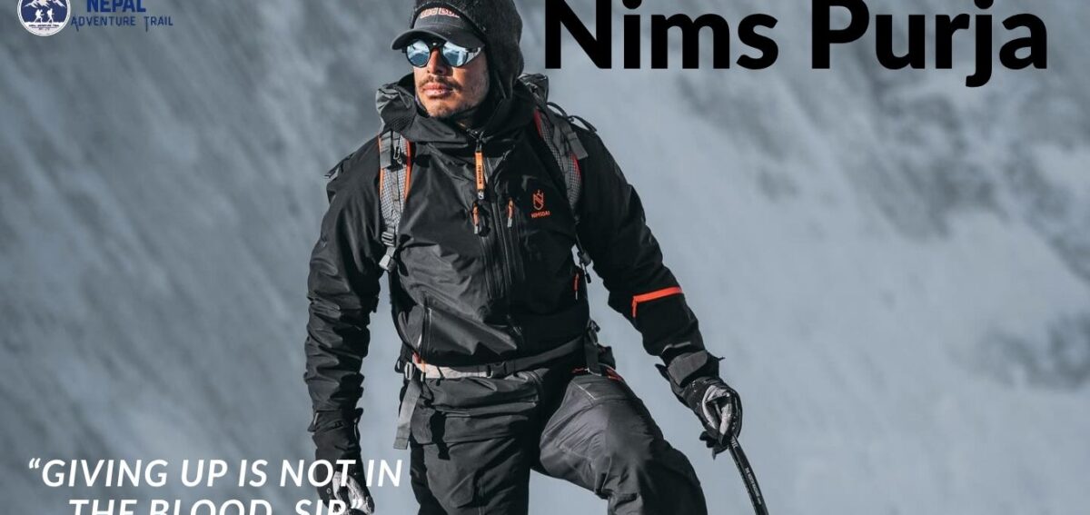 Nirmal Purja Nims Purja Biography – Nirmal "Nims" Purja during a Himalayan expedition, showcasing the legendary Nepali-British mountaineer and former Gurkha.